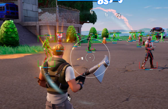 How to buy Fortnite cheats in 2026 — Fortnite cheat gameplay screenshot